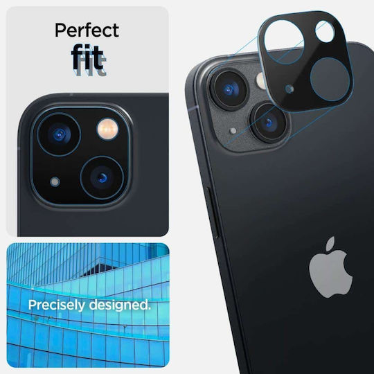 Spigen Optik.tr Προστασία Κάμερας Tempered Glass Μαύρο για το iPhone 14 / 14 Plus