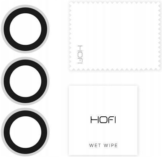 Hofi Camring PRO+ Kameraschutz Gehärtetes Glas Black für das iPhone 14 / 14 Plus