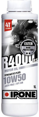 Ipone R4000 RS Semi-synthetic Motorcycle Oil for Four-Stroke Engines 10W-50 1lt