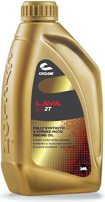 Cyclon Lava Syn 2T Synthetic Motorcycle Oil for Two-Stroke Engines 1lt