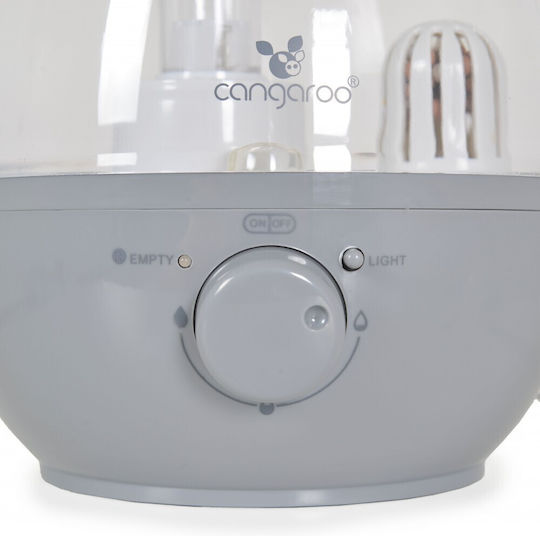 Cangaroo Skye Grey 109591 Humidifier Ultrasonic for Spaces 15m²