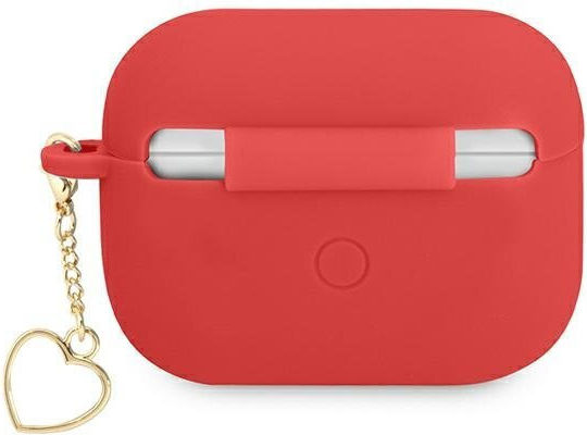 Guess Charm Θήκη Σιλικόνης σε Κόκκινο χρώμα για Apple AirPods 3