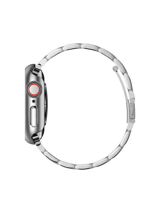 Spigen Thin Fit Plastic Case in Silver color for Apple Watch 44mm