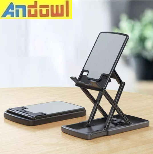 Andowl Q-ZJ85 Βάση Γραφείου για Κινητό σε Μαύρο χρώμα