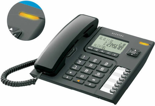 Alcatel T76 Ενσύρματο Τηλέφωνο Γραφείου Μαύρο