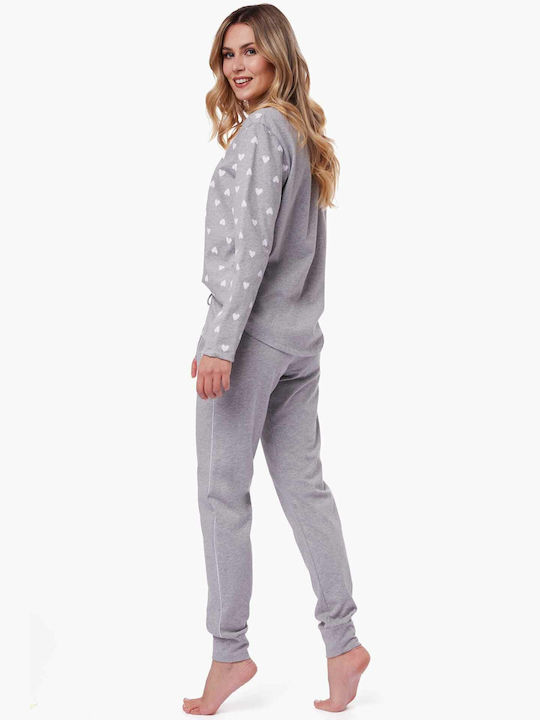 Minerva Set Winter Women's Pajamas Gray