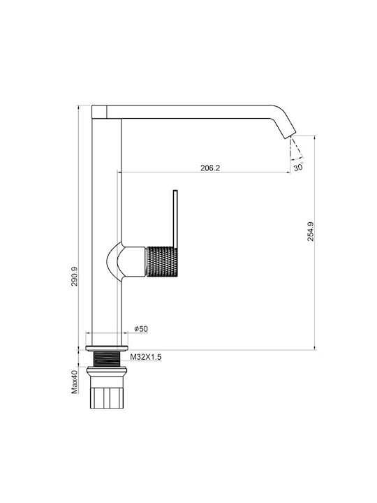 Interflex Hermes Counter Silver