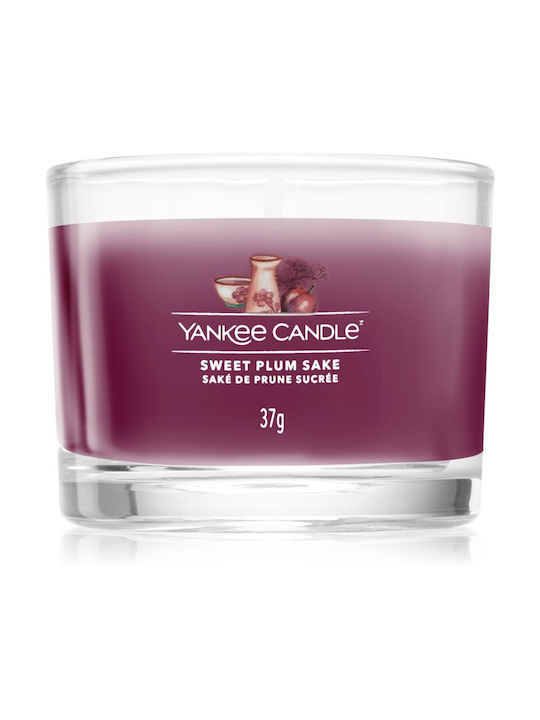 Yankee Candle Αρωματικό Κερί Sweet Plum Sake σε Βάζο 37gr