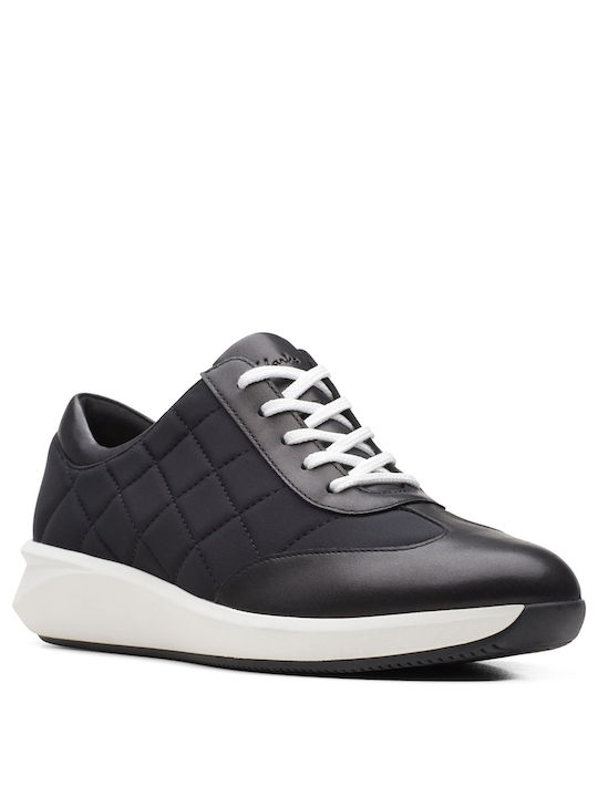 Clarks Un Rio Stitch Sneakers Μαύρα
