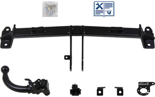 Auto Hak Automatic Tow Hook Car BMW Series 5 2010-2014 Maximum Towing Weight 1265kg with Lever