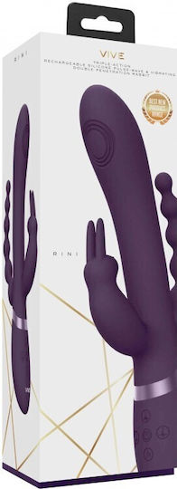 Vive Rini Vibrator Kaninchen 22.9cm Purple