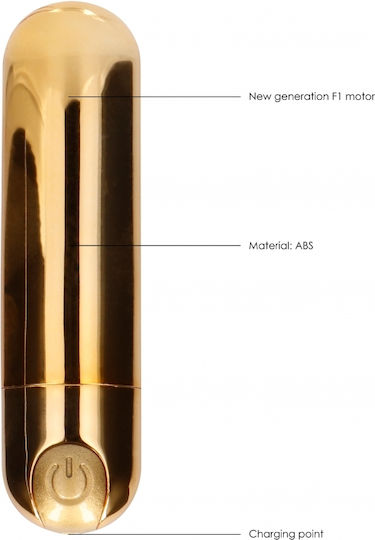 Shots 7 Speed Bullet Mini Δονητής Bullet 7.7cm Gold