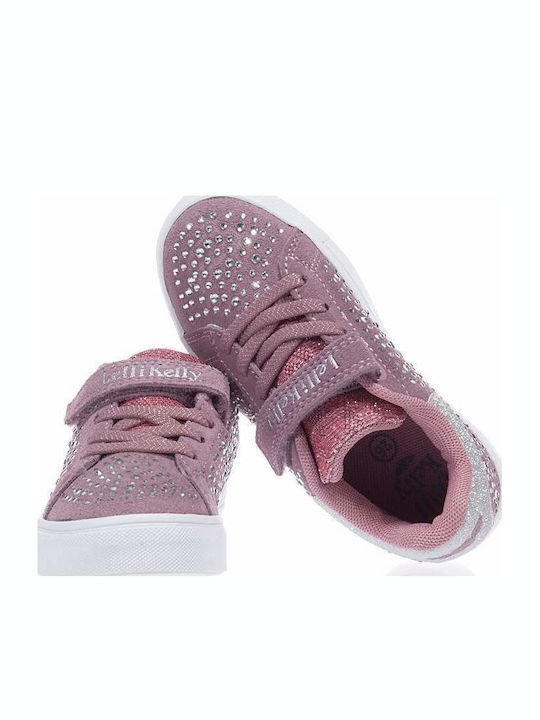 Kinder Sneakers mit Klettverschluss Rosa