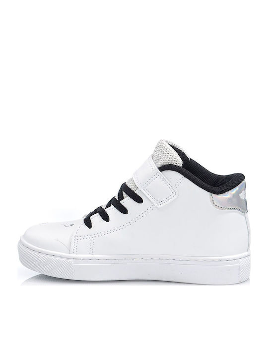 Kids Sneakers High with Scratch White