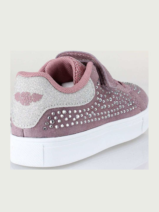 Kinder Sneakers mit Klettverschluss Rosa