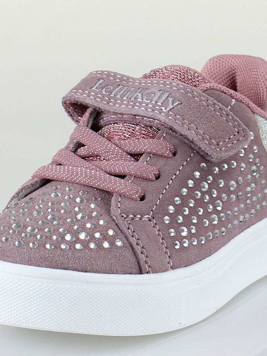 Kinder Sneakers mit Klettverschluss Rosa