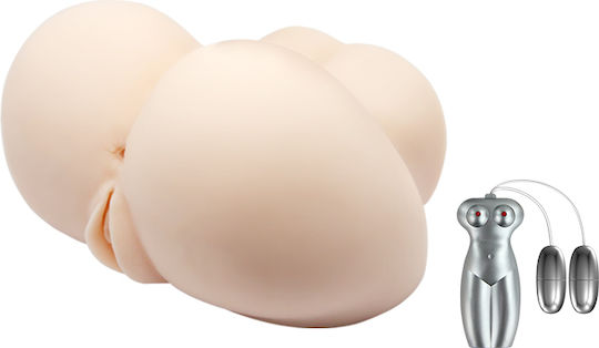 Baile Nature Skin Masturbator Butt with Vibration Flesh