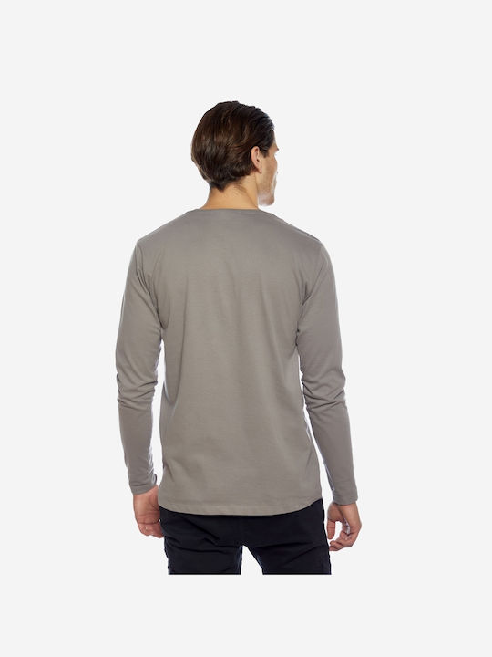 Brokers Jeans Men's Long Sleeve Blouse Gray