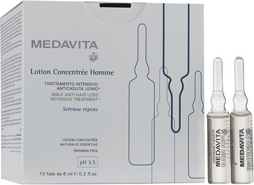 Medavita Lotion Concentree Homme Αμπούλες Μαλλιών κατά της Τριχόπτωσης 13x6ml
