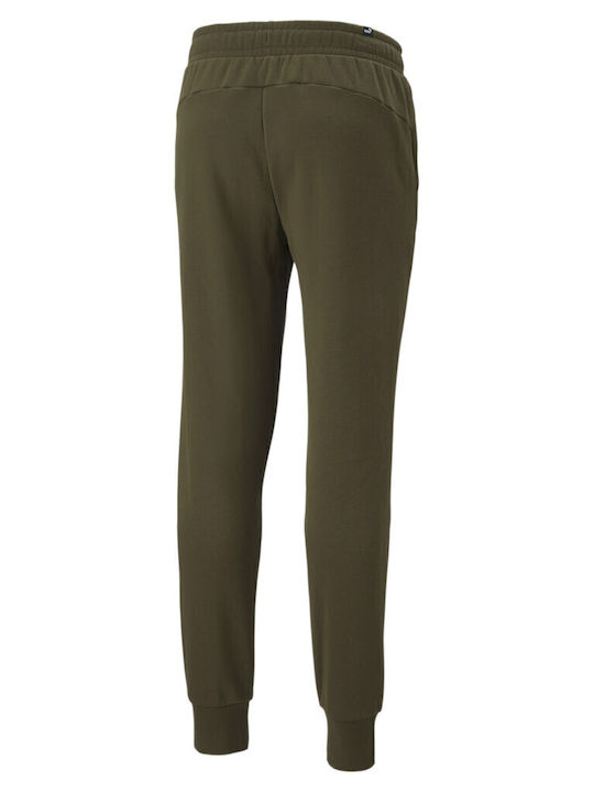 Sweatpants with Elastic Khaki