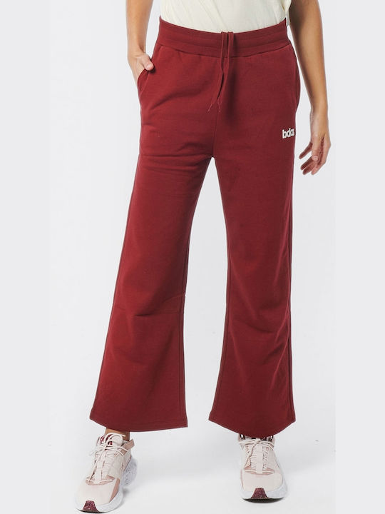 Jogginghose Breit Burgundisch