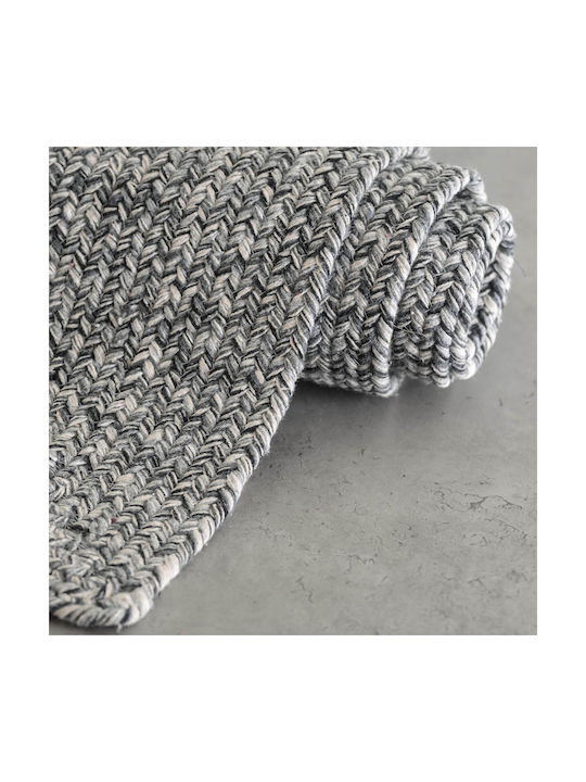 Rythmos Almira Rug Round Summer Cotton White / Grey
