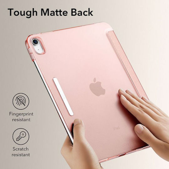 ESR Ascend Trifold Flip Cover Δερματίνης / Σιλικόνης Ροζ Χρυσό (iPad 2022 10.9'')