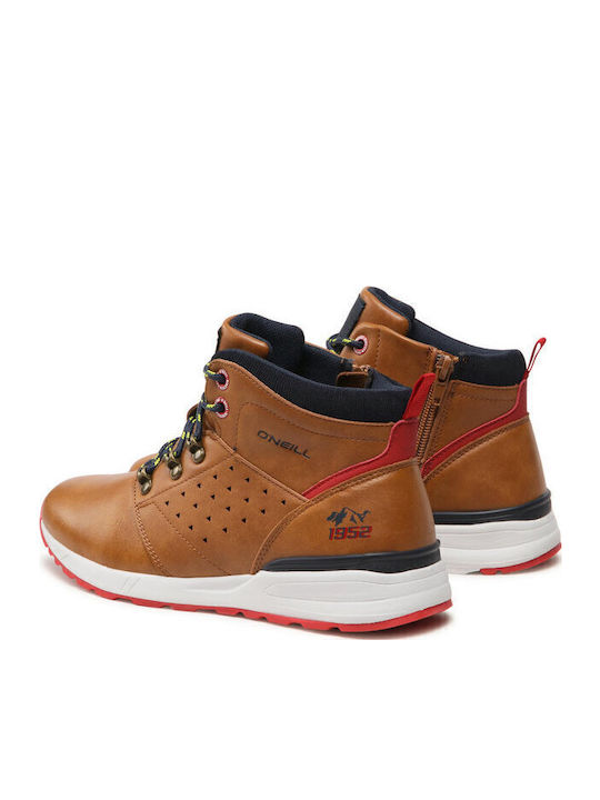 Ventura Mid Jr Kids Boots with Zipper Tabac Brown
