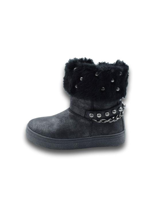 Asso Kids Boots with Zipper Gray