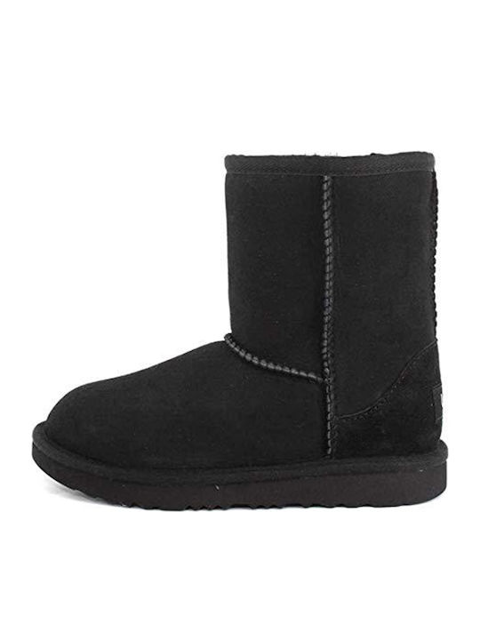 Classic II Suede Kids Boots Black