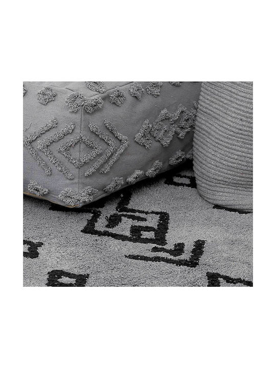 Palamaiki Ridel Χαλί Ορθογώνιο Grey 60x140cm