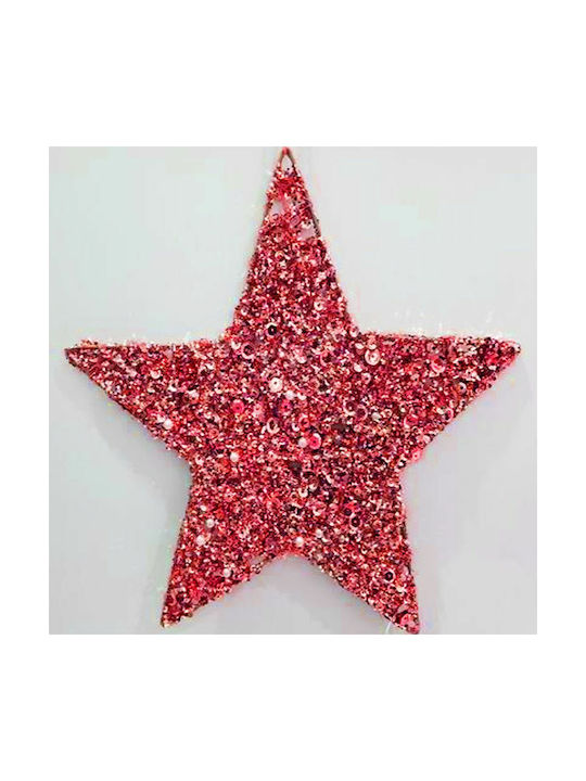 Iliadis Christmas Star Ornament Red 25cm 4pcs