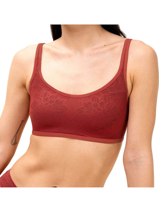 Fit Smart P EX Frauen Sport-BH Rot mit Polsterung