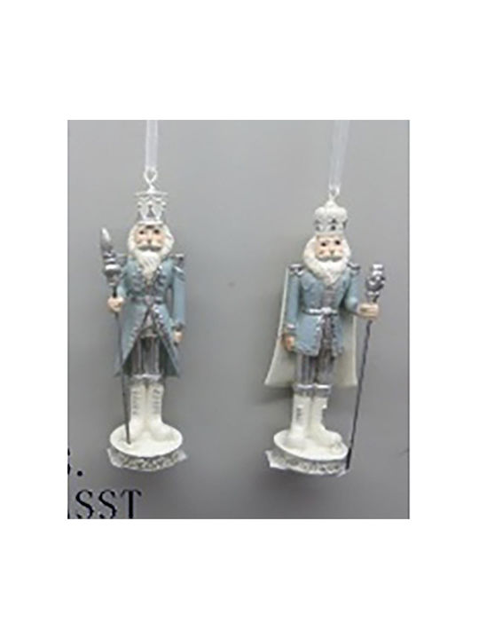 Set Nutcracker Ornaments from Polyresin 10x10cm 4 Pieces (Various Designs)