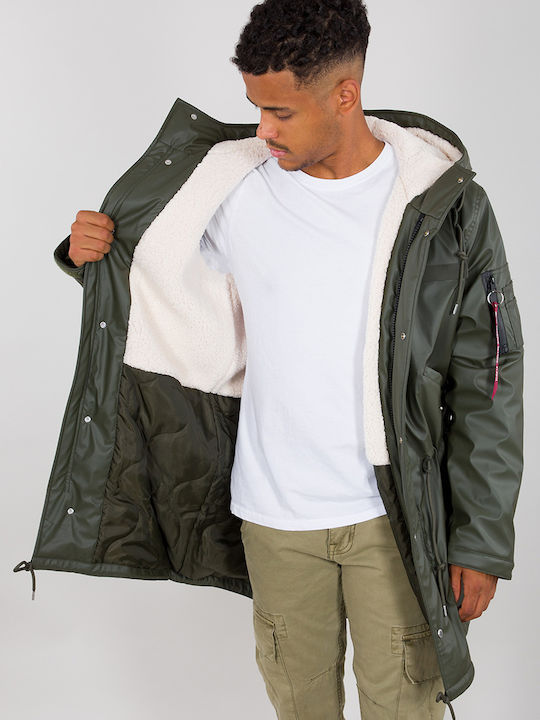 Winter Jacket Waterproof Khaki