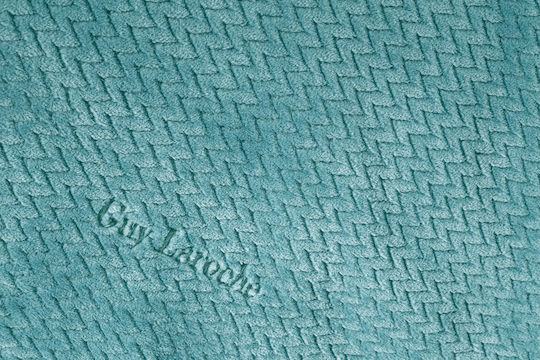 Guy Laroche Rombus Fleece Blanket Single 160x220cm Petrol
