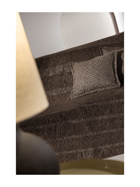 Guy Laroche Victor Ριχτάρι Πολυθρόνας Chenille 150x180εκ. Wenge 1133030222032
