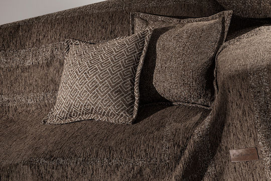 Guy Laroche Victor Ριχτάρι Πολυθρόνας Chenille 150x180εκ. Wenge
