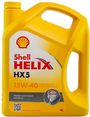 Shell Λάδι Αυτοκινήτου Helix HX5 15W-40 4lt