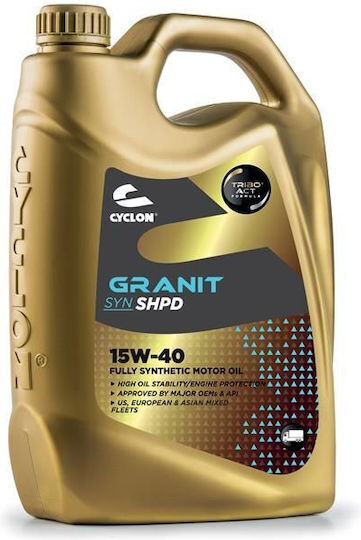 Cyclon Granit Syn SHPD Λάδι Αυτοκινήτου 15W-40 4lt