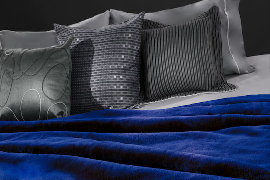 Guy Laroche Smooth Υπέρδιπλη 240x260εκ. Navy Blue