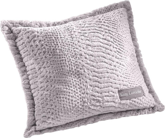 Guy Laroche Crusty Furry Double Blanket Set 220x240cm Melanze