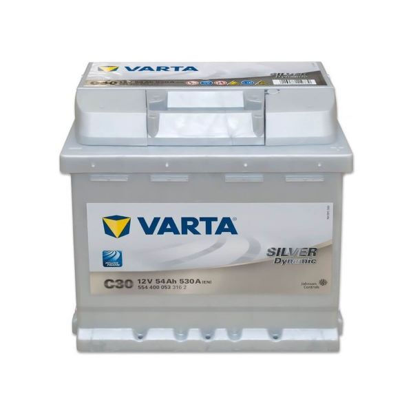 Varta SILVER Dynamic C30 12Volt 54Ah 530A/EN 554 400 053 3162 car batt –  PART MASTER DIRECT