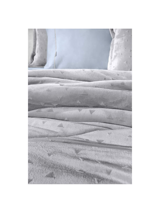 Guy Laroche Quilt Queen 220x240cm Bolero Silver