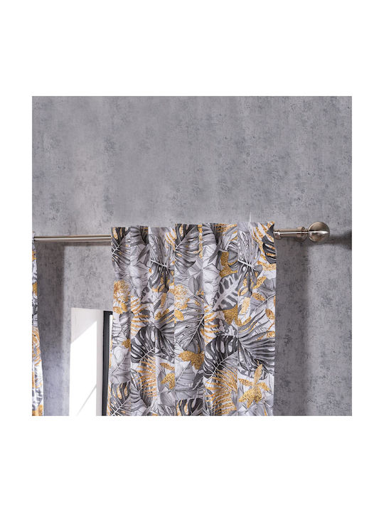 Teoran Curtain with Pencil Pleat Frontera Gray 140x260cm