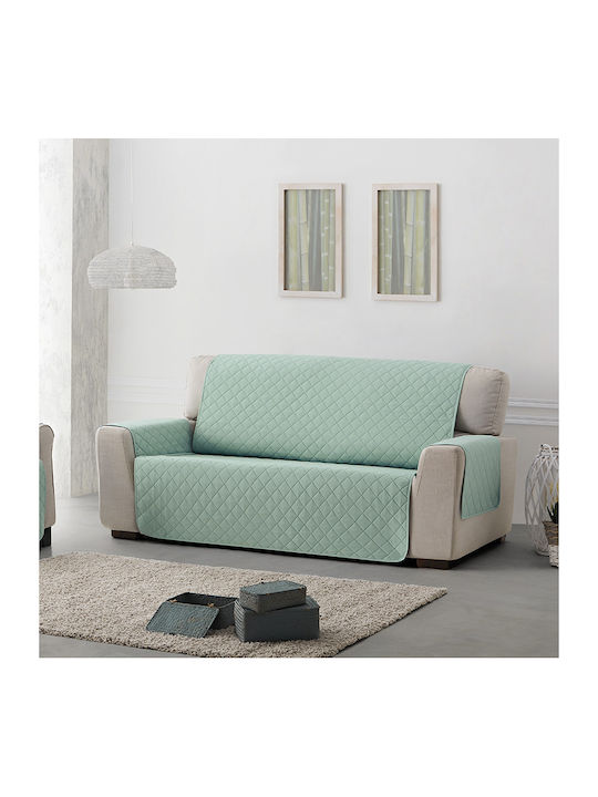 Aithrio Universal Quilt Elastische Abdeckung für Zweisitziges Sofa C/23 Mint 1Stück UNIVERSAL-QUILT-C/23-Μέντα-Τριθέσιος