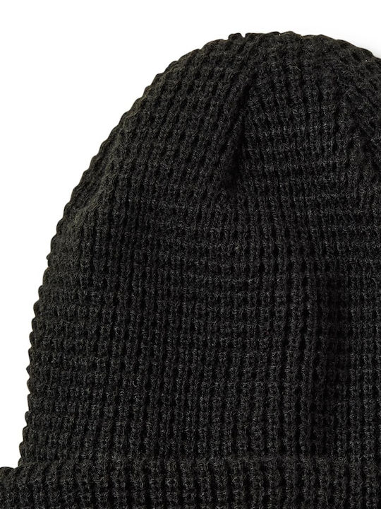 Zenther Beanie Ανδρικός Σκούφος Πλεκτός σε Μαύρο χρώμα