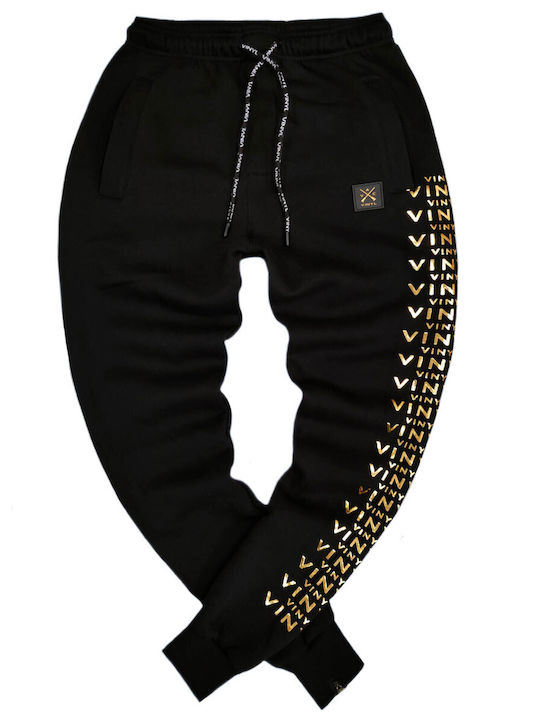 Sweatpants with Elastic Black