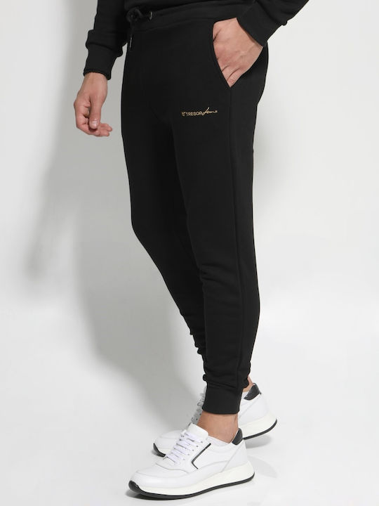 Dean Pantaloni de trening cu Elastic Negru