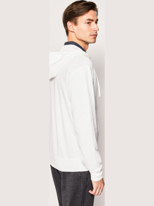 Sweatshirt with Hood White